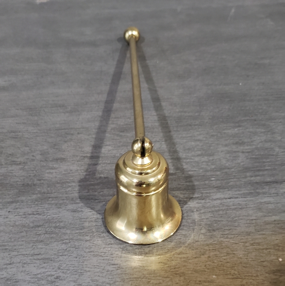 Vintage Candle Flame Extinguisher  Brass Snuffer